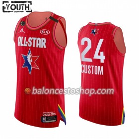 Camiseta Niños NBA Personalizadas 24 NBA 2020 All-Star Jordan Brand Kobe Forever Rojo Swingman